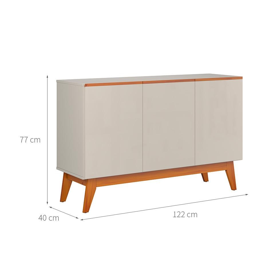 Detalhes do Buffet Ares 3 PT Off White