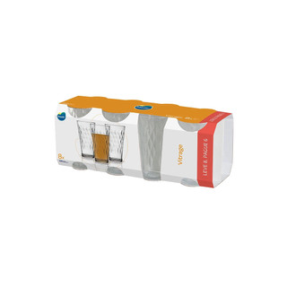 Jogo de Copos Nadir Vitrage Long Drink com 8 Peças 350ml em Oferta na Shopee