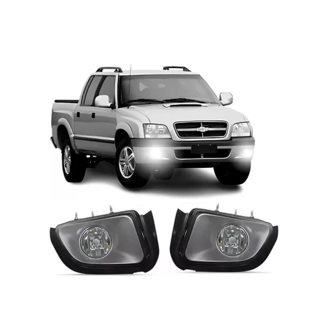 Farol Milha S10 2001 Á 2011 Blazer Pitbull