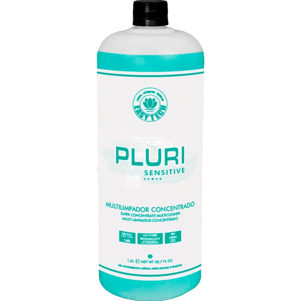 Pluri Sensitive 1,5l Limpador Automotivo Desengraxa Easytech