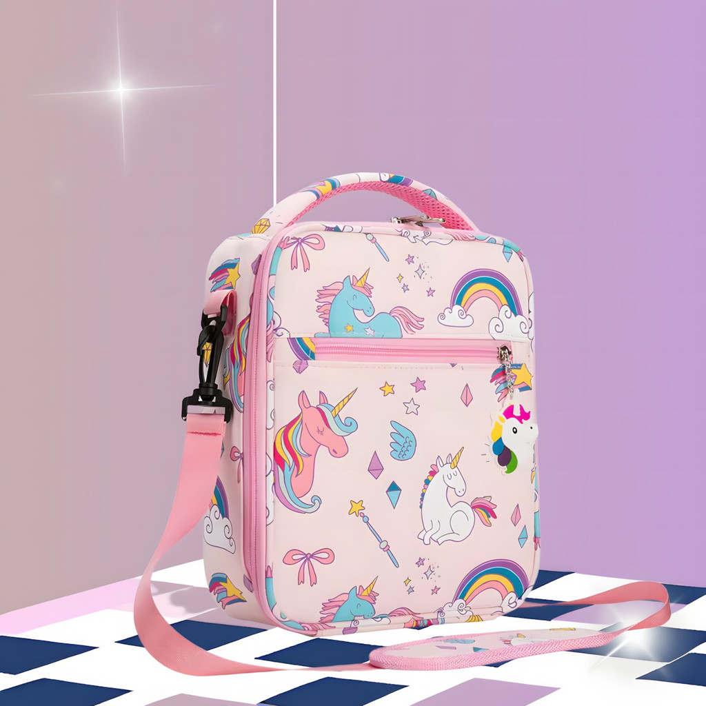Lancheira Bolsa Termica Infantil Viagem Escolar Marmita Mamadeira Desenho
