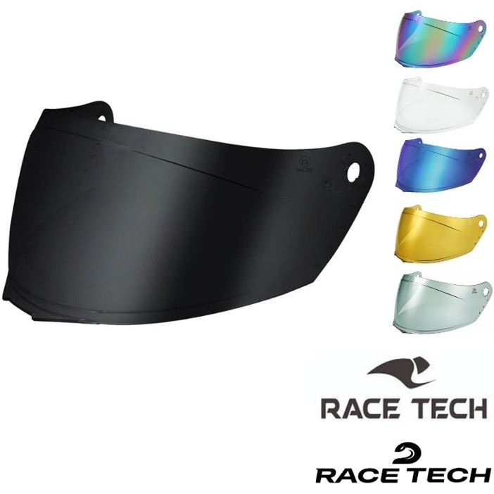 Viseira Race Tech Sector - Cristal, Fumê, Camaleão, Azul, Dourada e Cromada