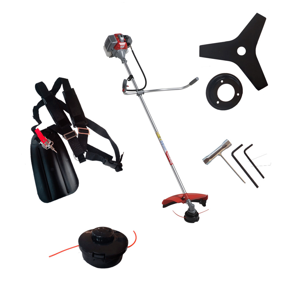 ROÇADEIRA LATERAL A GASOLINA 2.0CV BRANCO BR-52A COM GUIDÃO em Oferta na Shopee