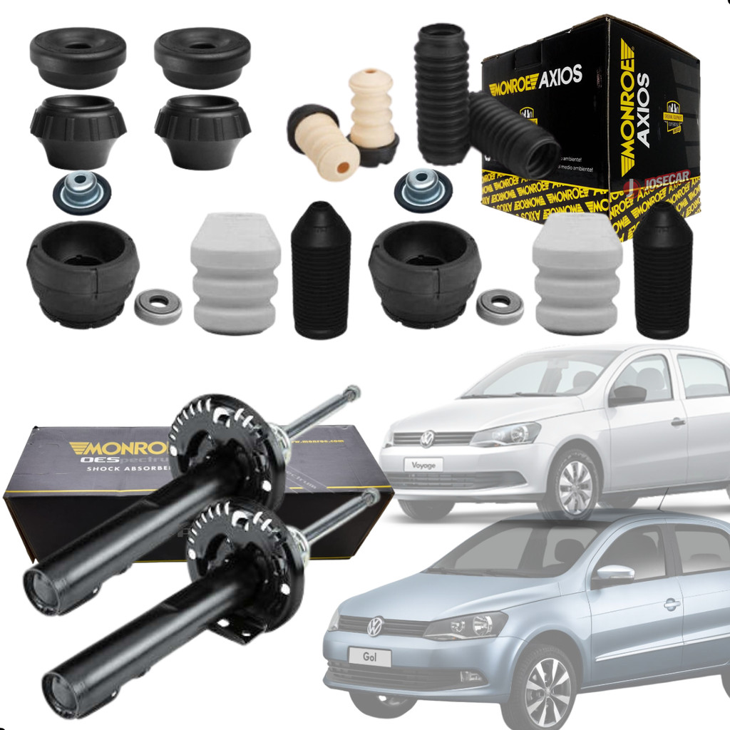 Amortecedor GOL Voyage G5 G6 G7 Original Monroe +Kit Axios