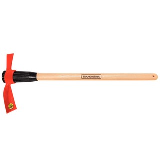 Picareta em aço tamanho 4 cabo de madeira 90 cm - Tramontina em Oferta na Shopee
