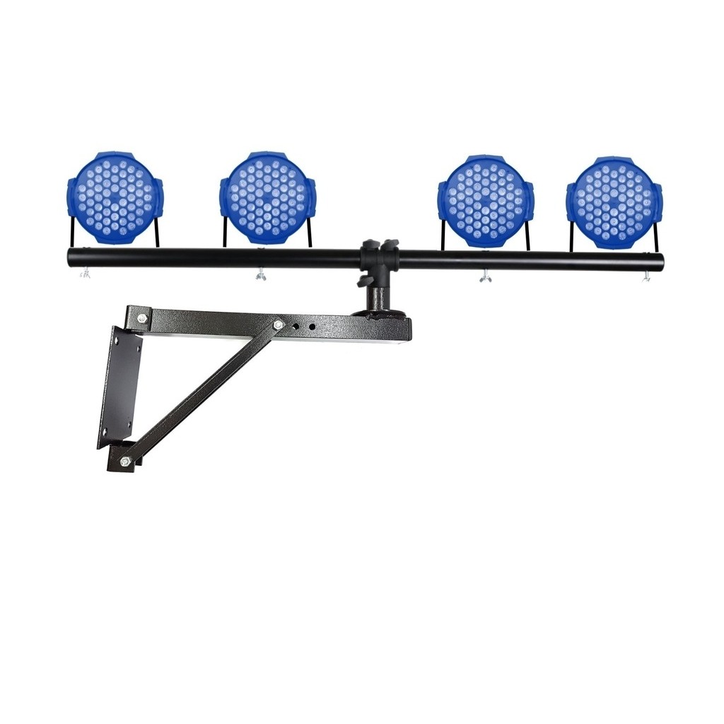 Suporte Parede Barra 1 m p/Iluminação DJ,Par LED,Máquina de Fumaça, Strobo,Laser,Aço