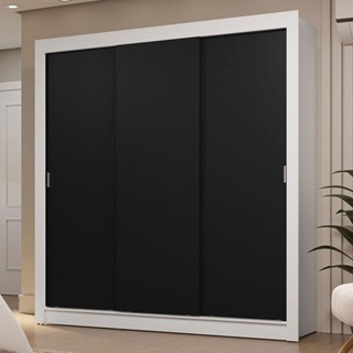 Guarda-Roupa Casal 3 Portas de Correr Sublime Madesa em Oferta na Shopee