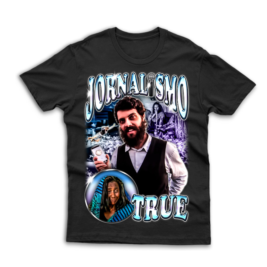 Camiseta Camisa Meme Jornalismo True 1005 Algodão Defante