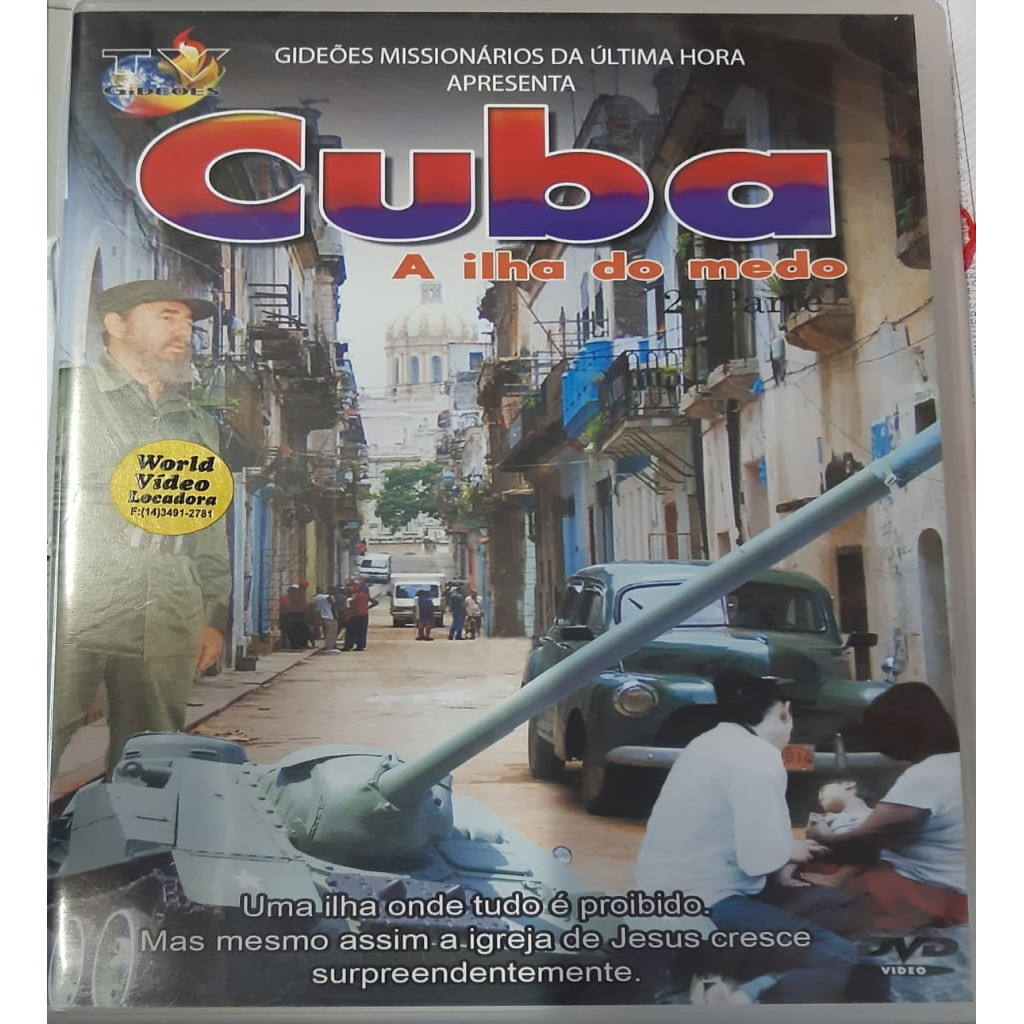 DVD CUBA - A ILHA DO MEDO editora