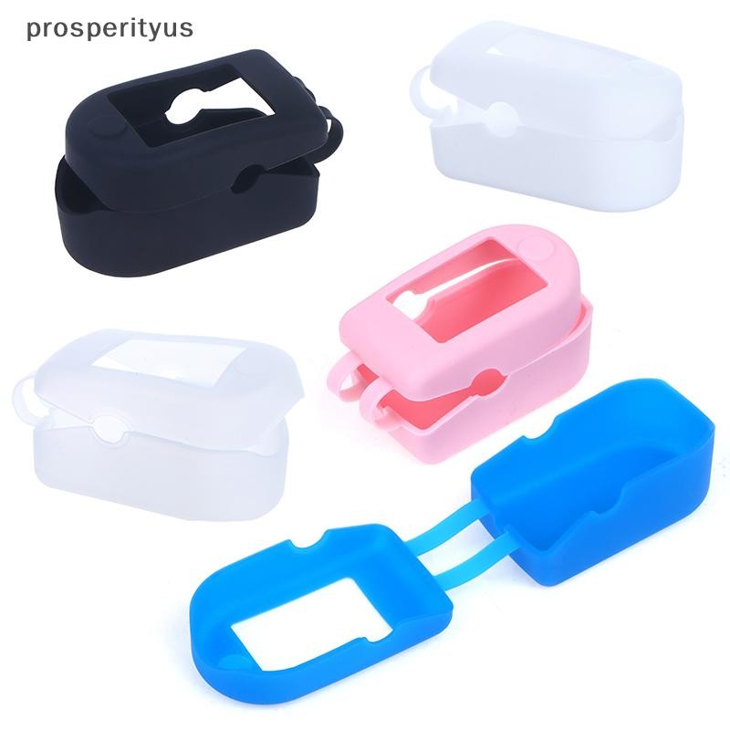 [prosperityus] Bolsa De Armazenamento De Silicone Clipe De Dedo Oxímetro Capa Protetora Suporte Protetor Para Médico De 
