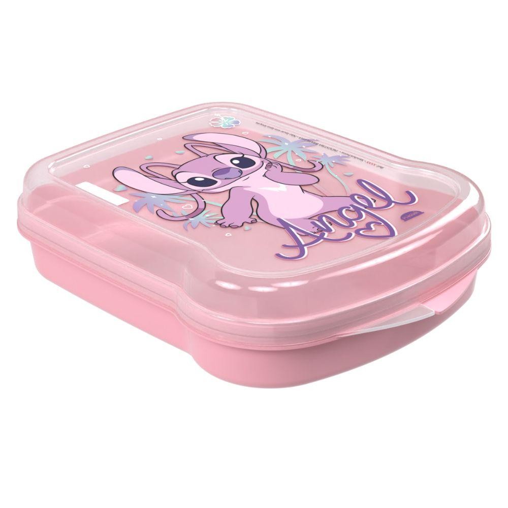 Sanduicheira Angel Stitch Disney Lancheira Passeio Plasútil em Oferta na Shopee