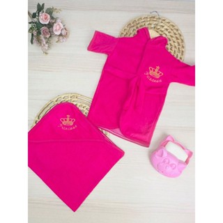 Kit de Banho Roupão + Toalha + Saboneteira Menina em Oferta na Shopee