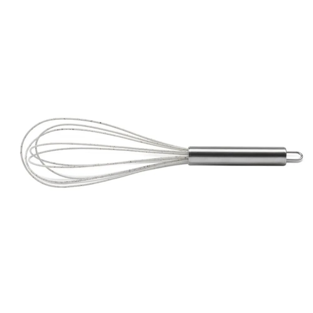 Batedor Manual Fio Inox com Silicone 30 cm Cor Vanilla Linha Duo Brinox