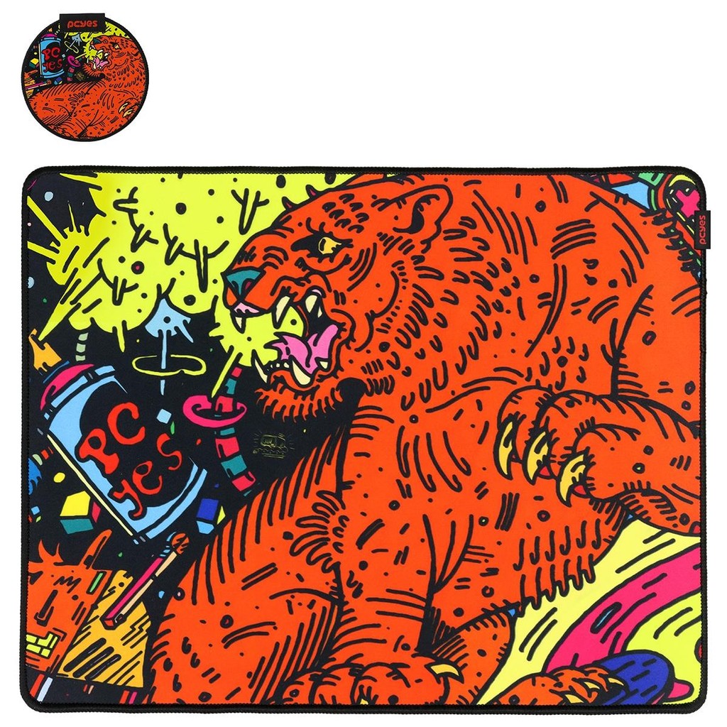 Mouse Pad Gamer Tiger Medium - 500 X 400mm - Pcyes - Pmt50x