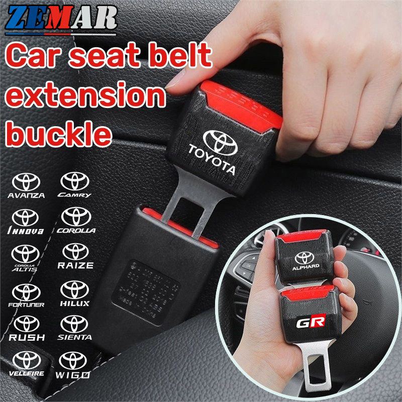 Toyota Clipe De Cinto De Segurança Do Carro Extensão Plug Fivela Extensor Conversor Para Corolla Cross Hilux SW4 RAV4 Ya