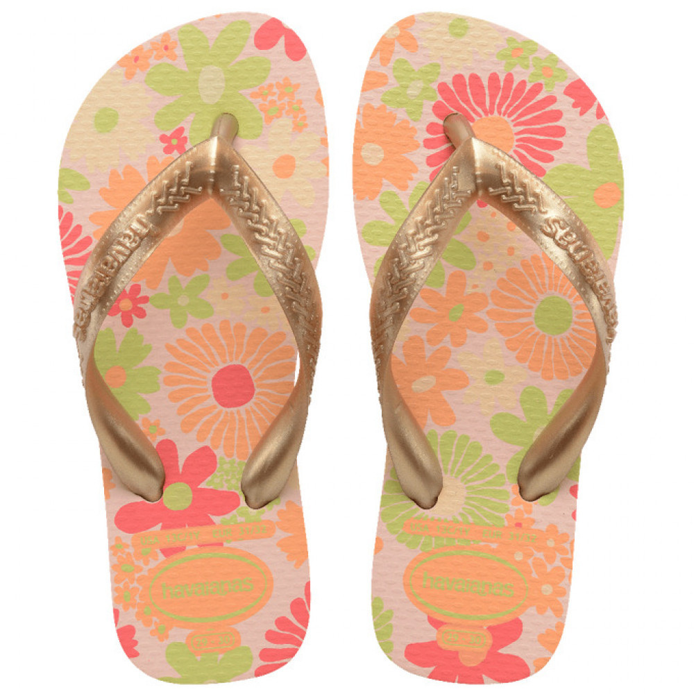 Chinelo Havaianas Infantil Flores Feminino