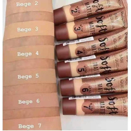 Base Líquida Soft Matte Bege Ruby Rose HB-8050 em Oferta na Shopee