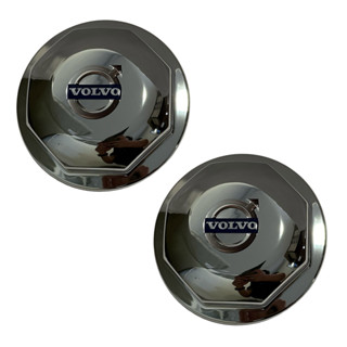 Par Sobre Tampa Cromada Cubo Dianteira Volvo VM Com Emblema em Oferta na Shopee