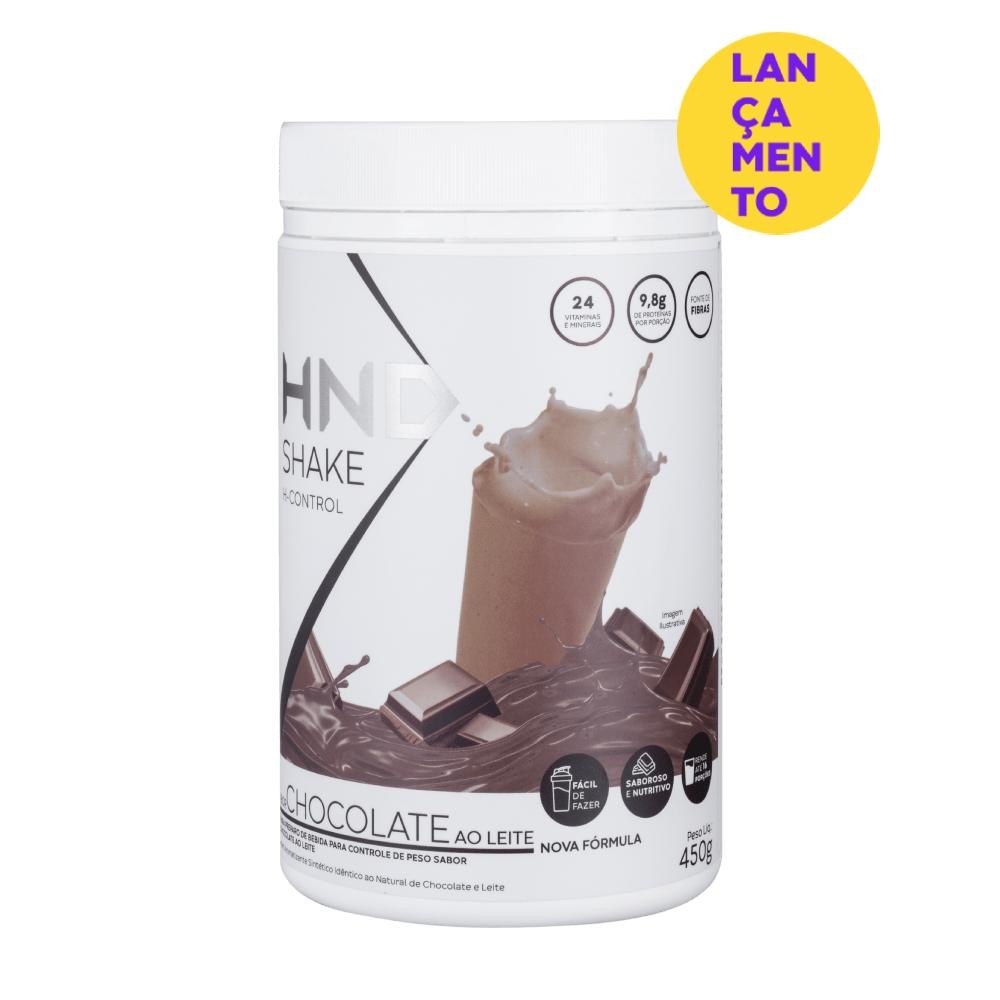 Shake H-Control Sabor Chocolate ao Leite HND 450g - Food & Beverages