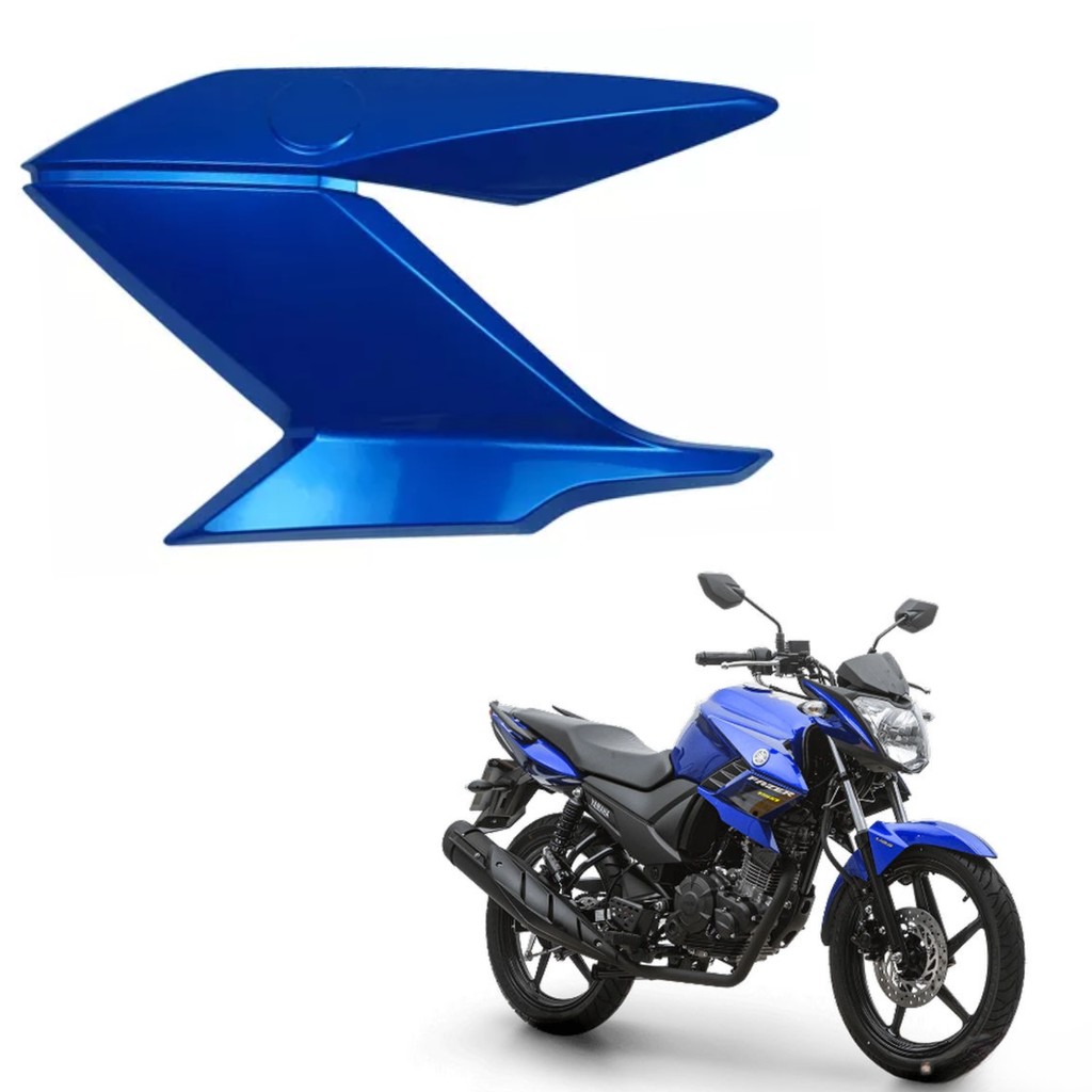 Aleta Tanque Tomada Ar Esquerdo Azul Ys Fazer 150 2014 2015