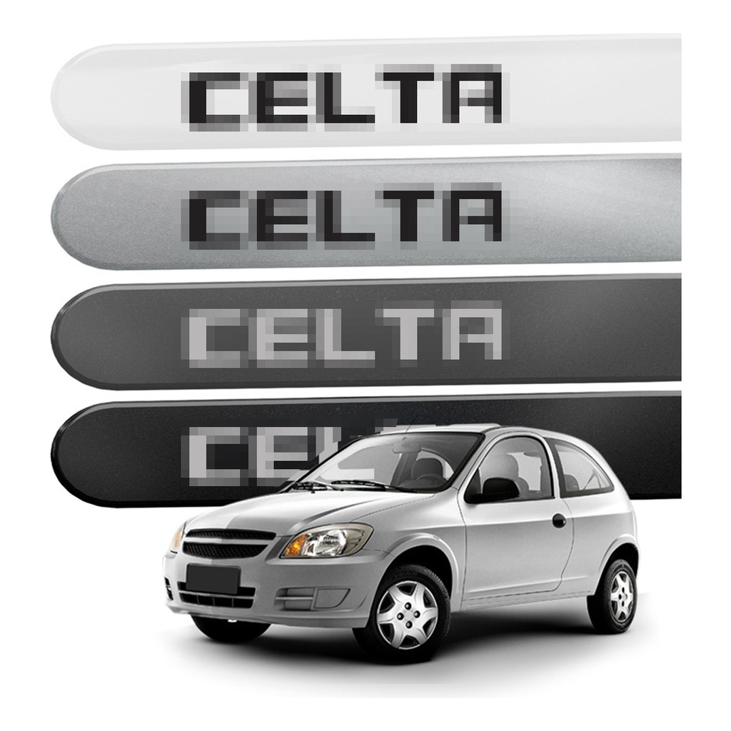 Friso Lateral Para Celta 4 Portas 2002 A 2008 2009 2010