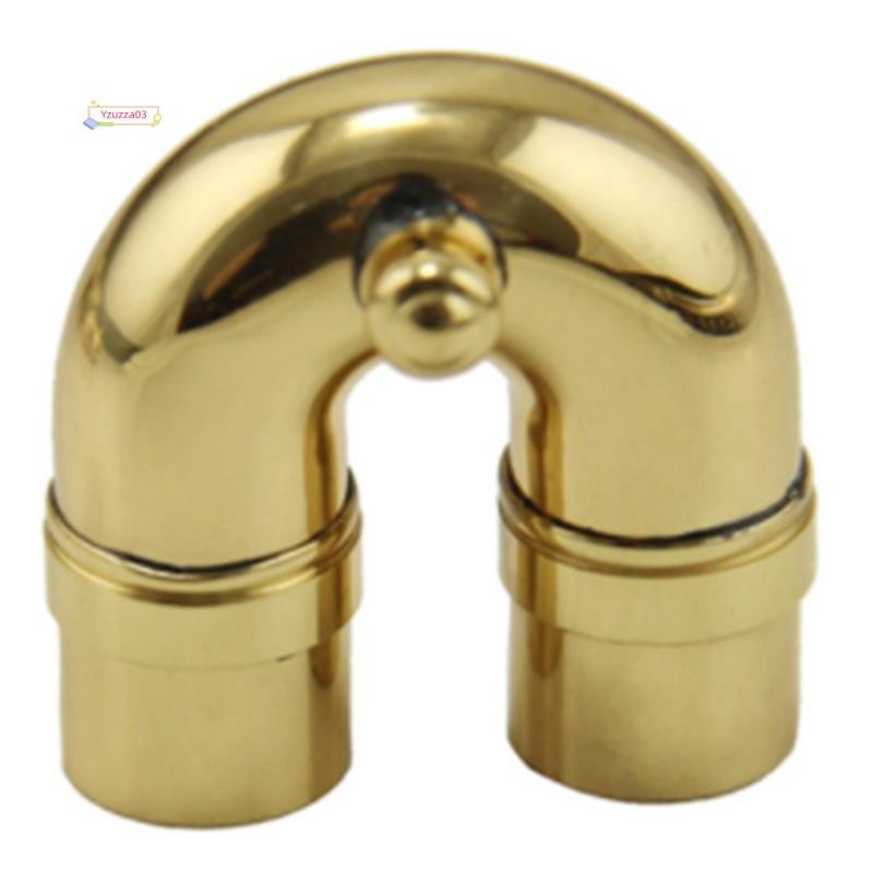 [Hot]Conjunto De Tubo De Cotovelo De Trompete De Cobre Premium Dourado Para Acessórios De Substituição