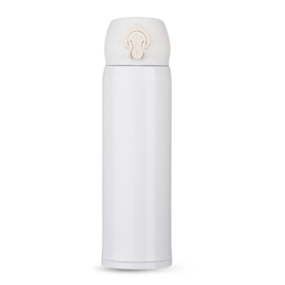 Garrafa Térmica Inox 450ml com Tampa de Segurança – Mantém a Temperatura da Bebida por Mais Tempo