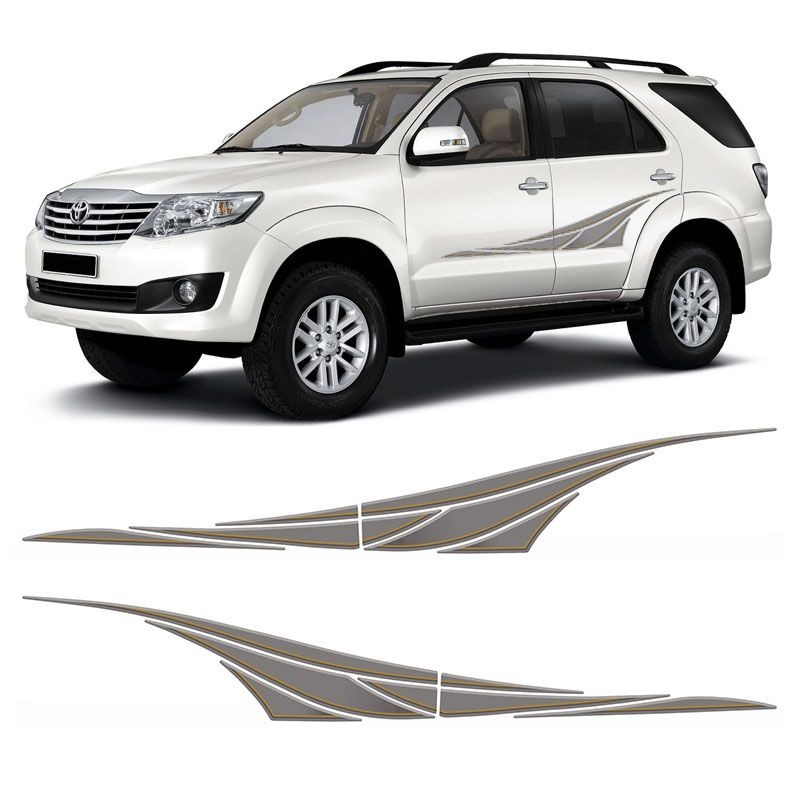 Kit Faixa Toyota Hilux Sw4 2005 A 2013 Adesivo Lateral