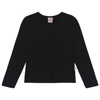 Camiseta Infantil Unissex Térmica Leve Brandili Preto em Oferta na Shopee