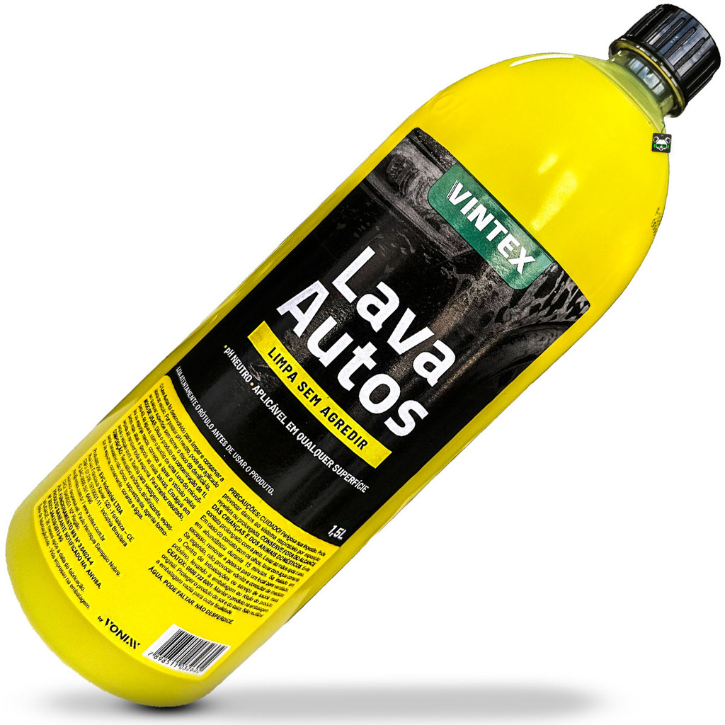Lava Autos Shampoo Automotivo Concentrado 1,5L Vintex em Oferta na Shopee