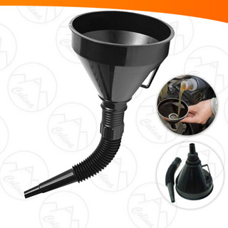 Kit 1 a 5 Funil Flexível Plástico Sanfonado Óleo Motos Carros Gasolina Combustível Álcool Kolling Sell em Oferta na Shopee