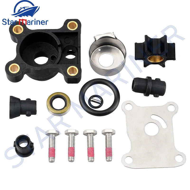 394711 391698 Kit De Reparo De Bomba De Água 0394711 Para Motor De Popa Johnson Evinrude 9.9HP 15HP Peça De Reposição Ba