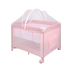 Berço Portátil Serenata Pink Burigotto Cercadinho Bebê