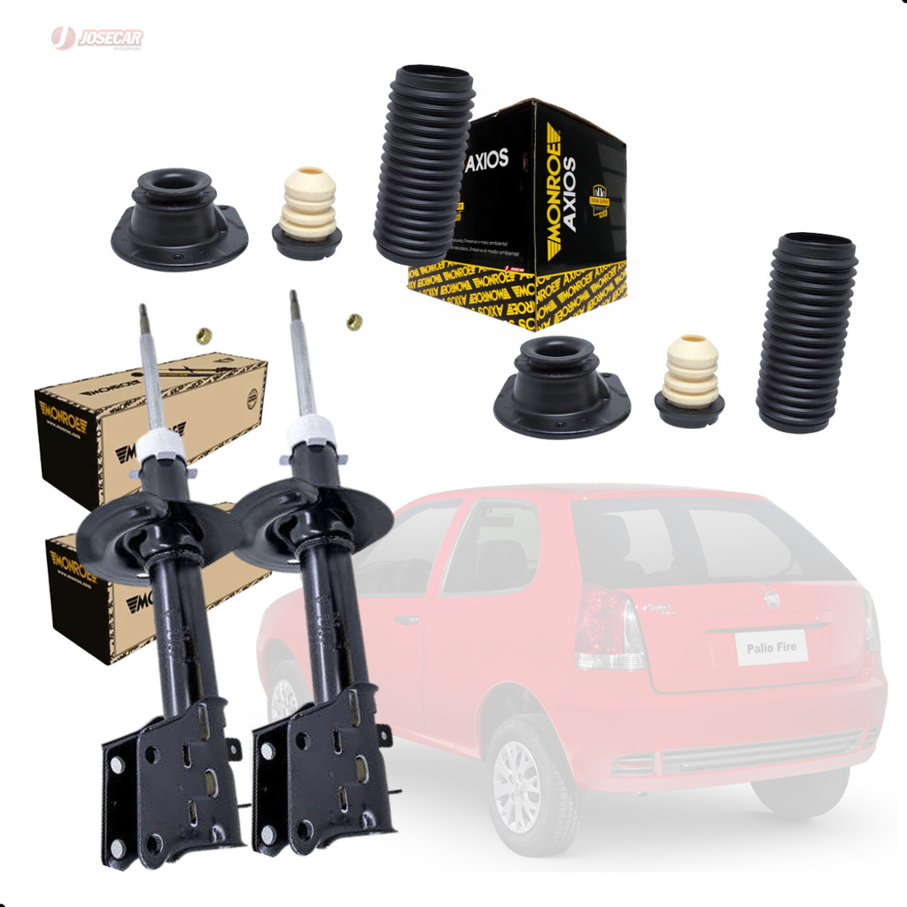 Amortecedor Palio Siena G2 G3 G4 Dianteiro Traseir+Kit Coxim