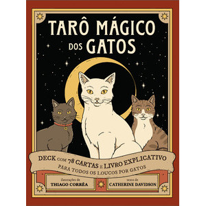 Tarô mágico dos gatos - caixa com livro + 78 cartas Livros MK Livro