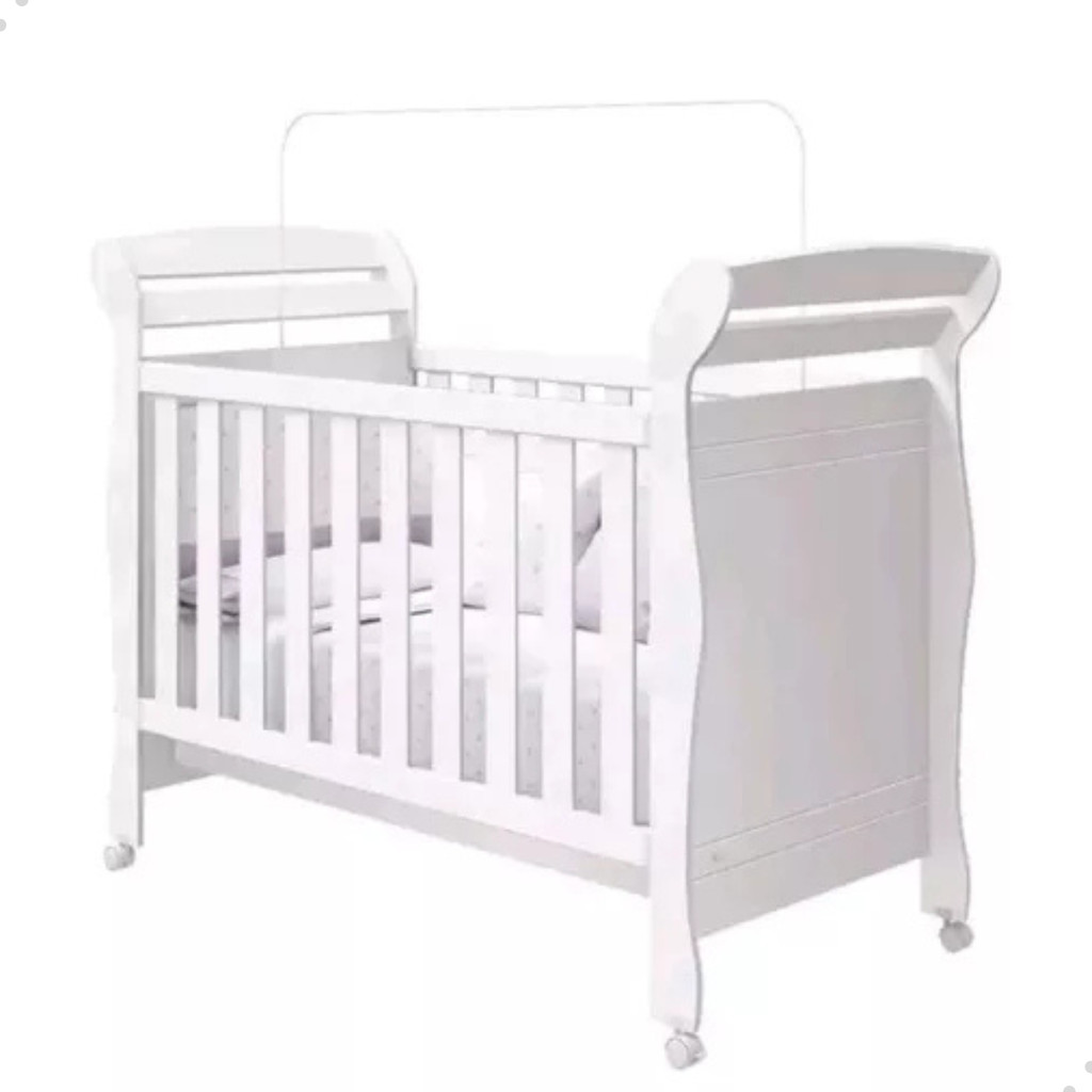 Haste Varão Para Berço Tradicional Suporte Mosqueteiro 130cm Varão