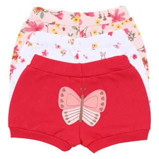 Kit Short Bebê Kiko Baby Suedine Estampa E Bordado - 3 Peças em Oferta na Shopee