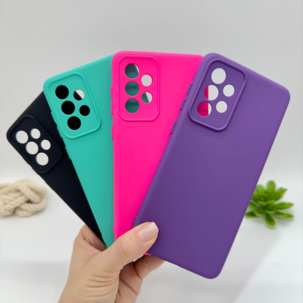 Capa Para Samsung Galaxy A73 Silicone Aveludada Capinha de Celular em Oferta na Shopee