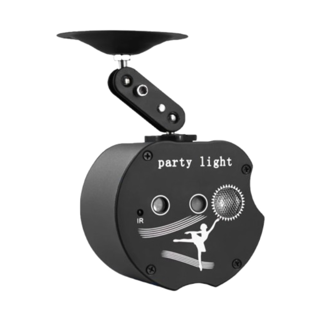 Luz Laser Discoteca Luzes De Palco Festa DJ Estroboscópica Projetor Efeito LED Som Ativado Com Controle Remoto