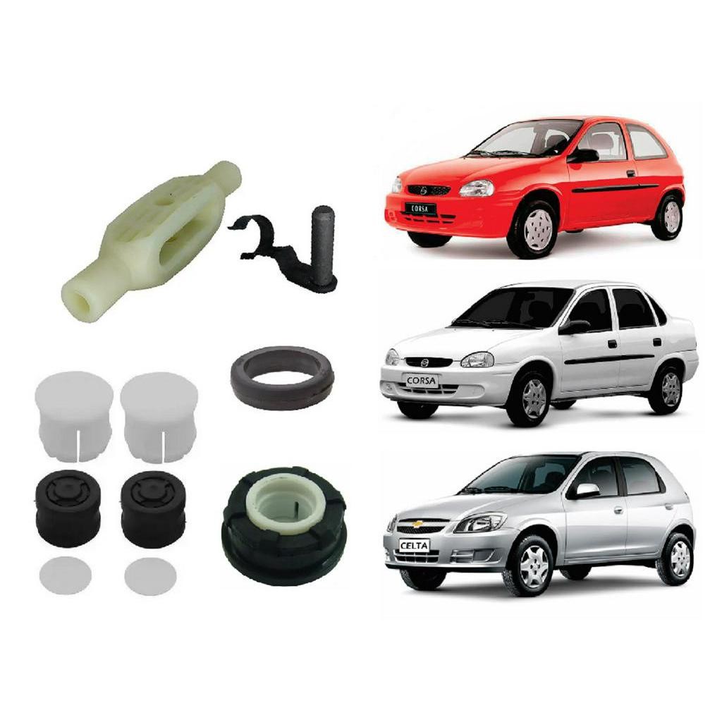 Kit Reparo Bucha Articulador Anel Da Alavanca De Câmbio Corsa Celta Vectra Astra