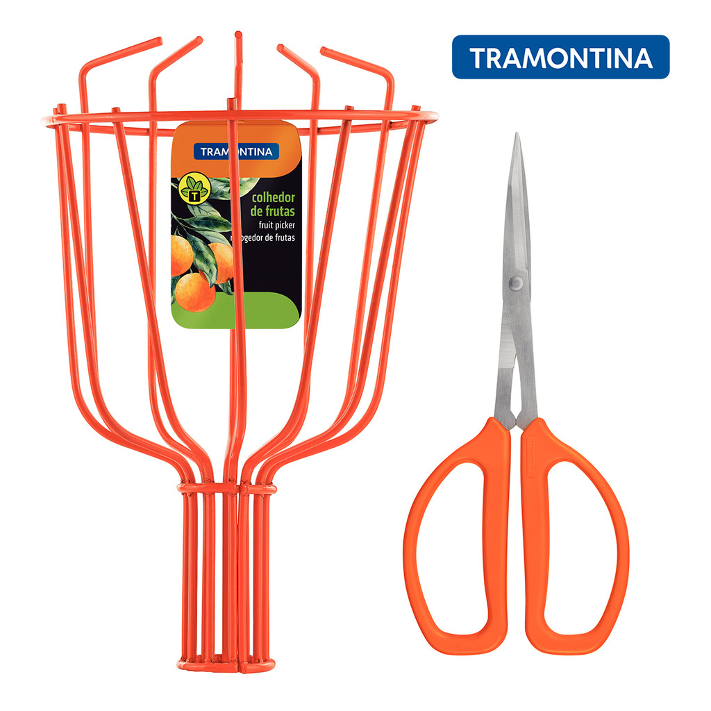 Kit Jardim Colhedor e Tesoura de Frutas Tramontina
