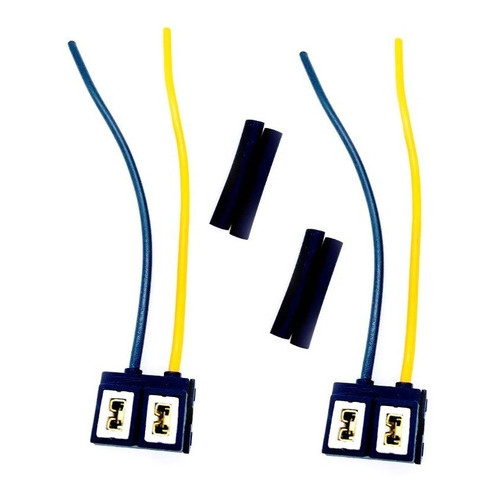 2x Soquete Farol Lâmpada H7 C/fio 1,5mm Super Branca E Xenon