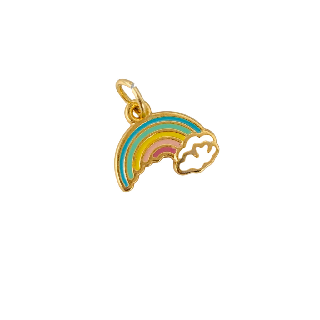 Berloques coloridos para pulseiras Arco Iris Semi Joia