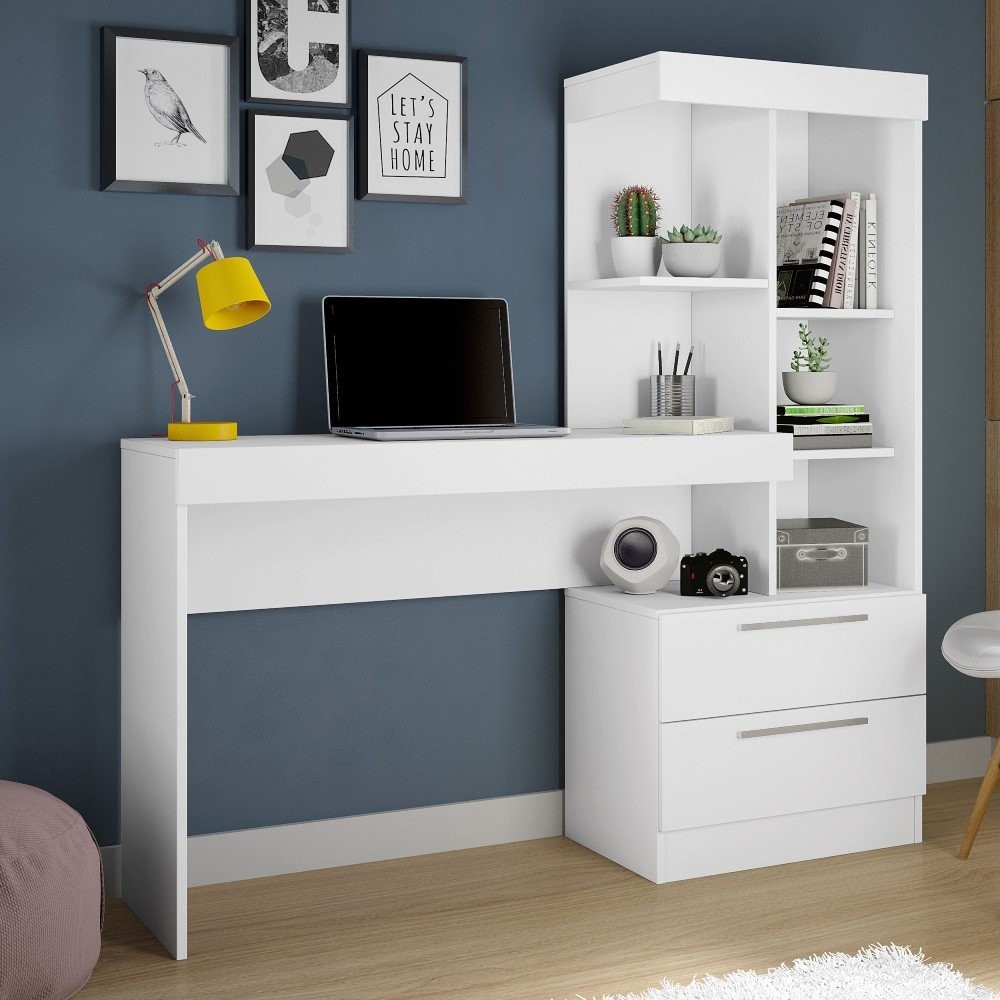 Escrivaninha 2 Gavetas Flex Color NT 2010 Notável em Oferta na Shopee