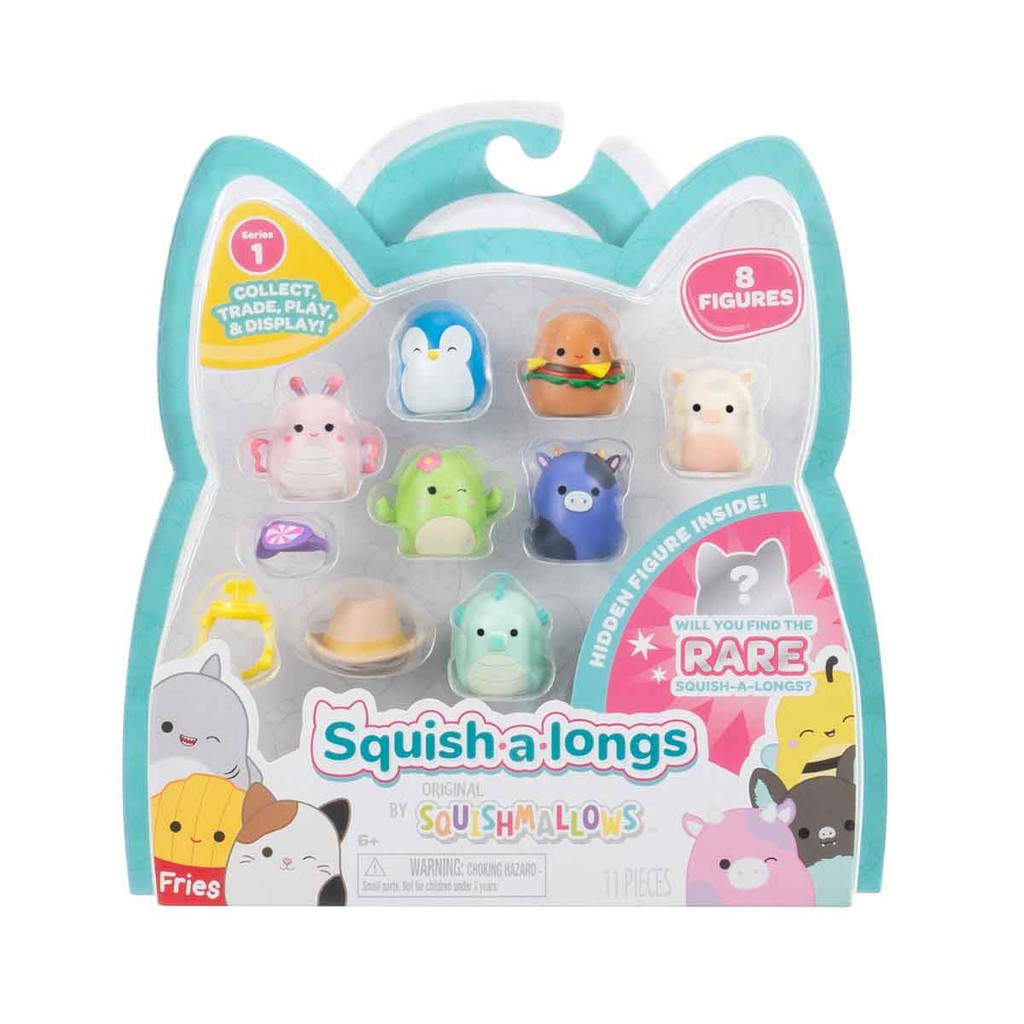 8 Bonecos Squish A Longs de 2cm (Maribel) - Squishmallows - Mom & Baby