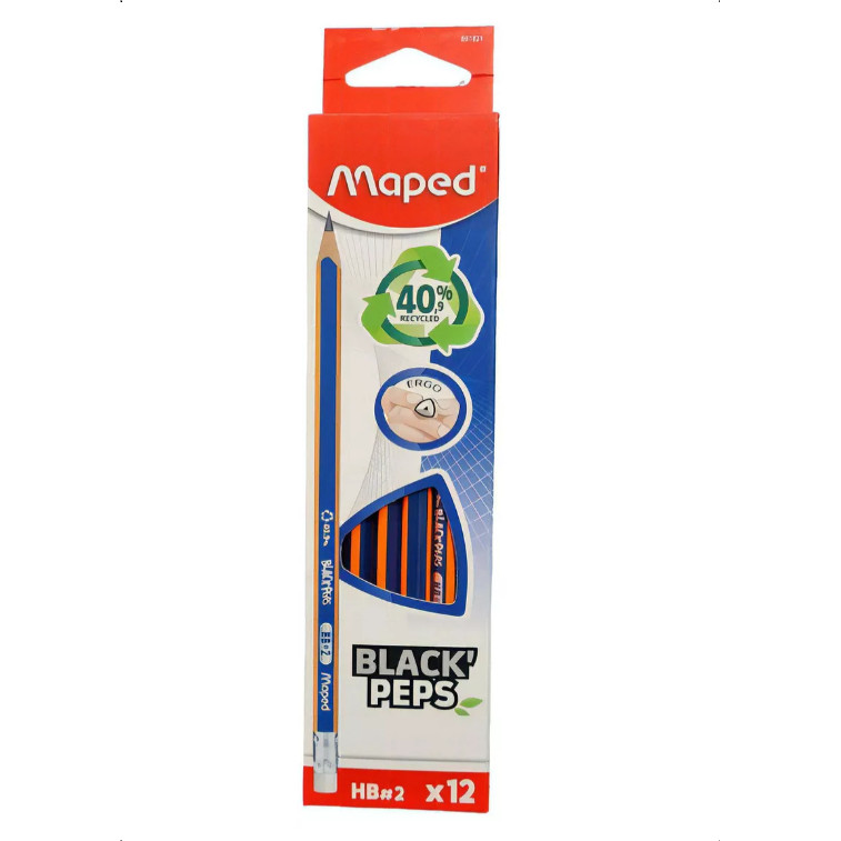 Lapis Grafite Blackpeps Hb2 x12 em Oferta na Shopee