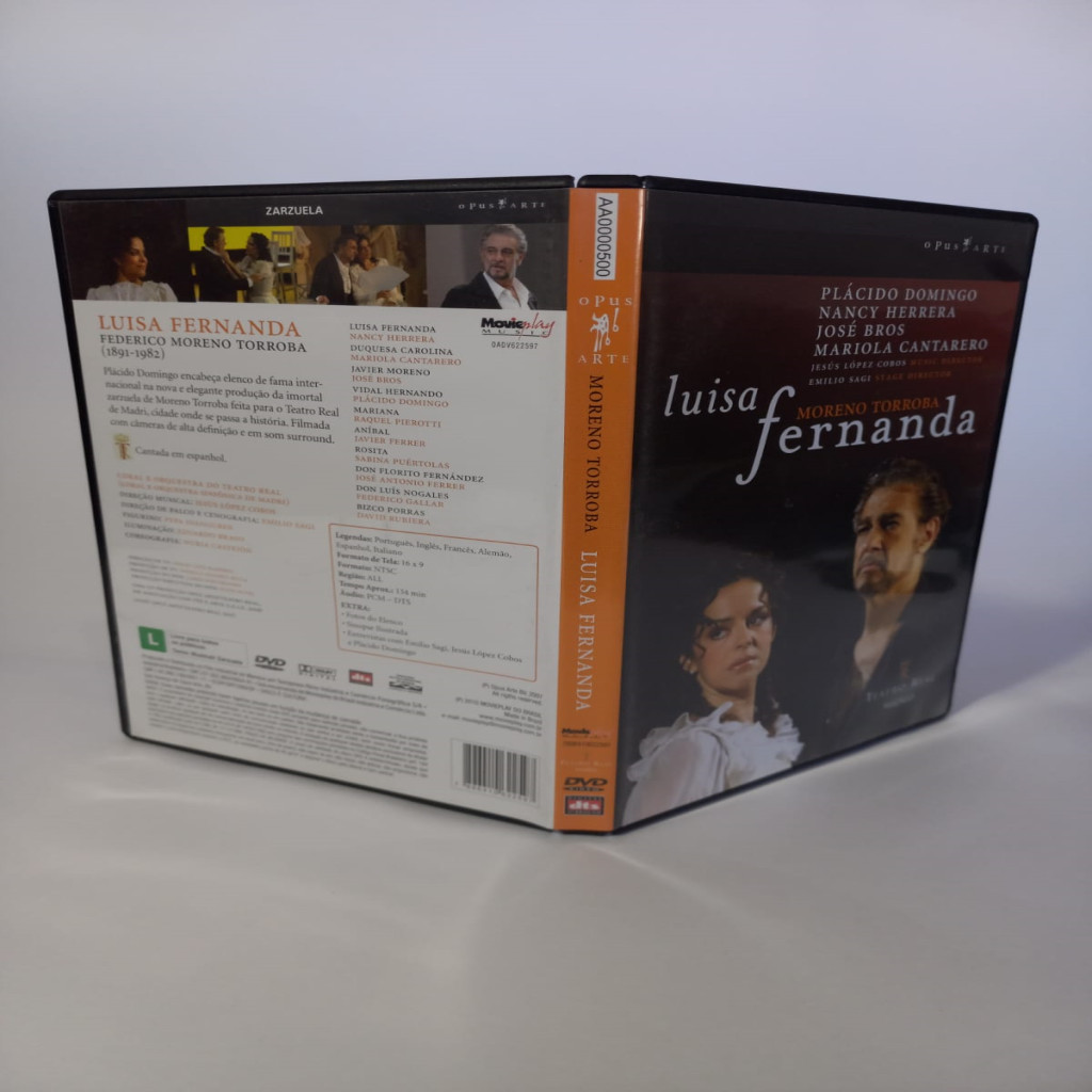 DVD: Moreno Torroba Luisa Fernanda Legendado editora