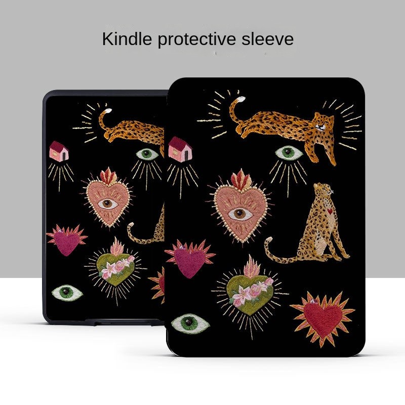 Para Kindle , Capa De Couro PU Compatível Com Paperwhite 1 2 3 10a 6 Polegadas 6.8'7 Básica 11a 12a 2021 2022 2024 , Des
