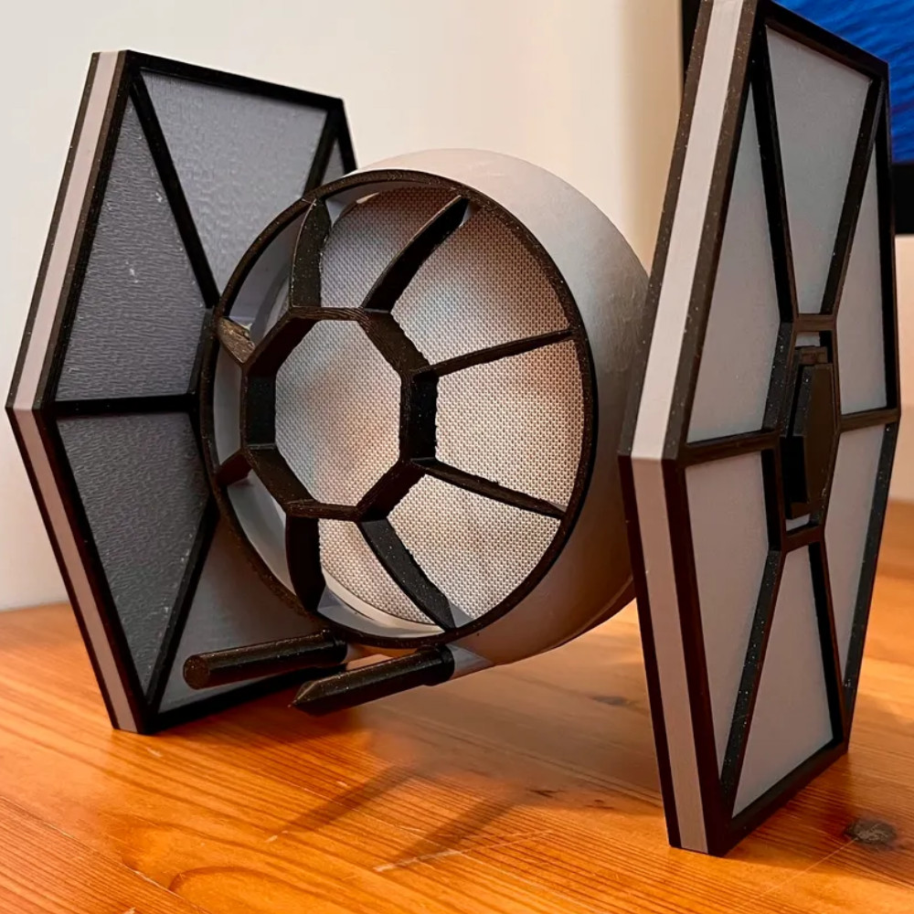 Suporte De Mesa Stand Alexa Starship nave star wars echo Pop Dot 3d Enfeite Decorativo Quarto Sala Apoio Mesa