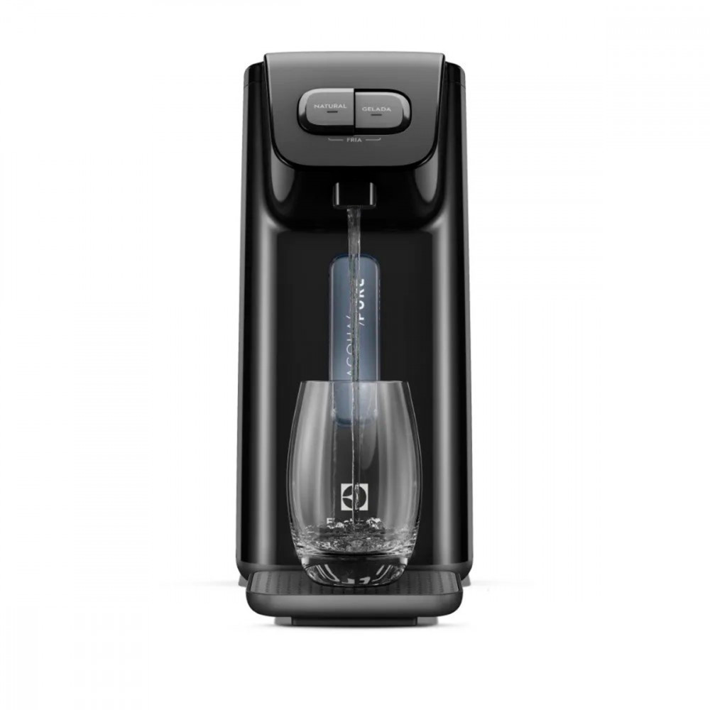 Purificador Electrolux Efficient Água Gelada, Fria e Natural Preto Bivolt - PE15P